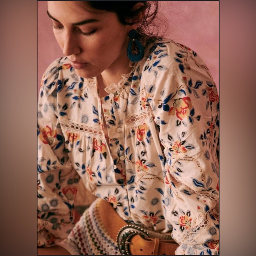 Sezane Saskia shirt blouse